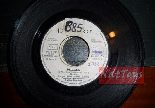 JUKE BOX 45 RPM Grimm Piccola/Amanda Lear Sang et miel (Italie 1976) PROMO
