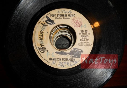 JUKE BOX 45 RPM Hamilton Bohannon Foot stompin musique/Disco stomp VG PROMO