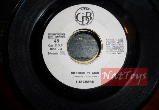 JUKE BOX 45 RPM I Jaguars Croyez-moi je t'aime/Barbara (disque CDB) EX PROMO