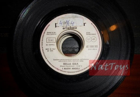 JUKE BOX 45 RPM I Nuovi Angeli Belle idée/Umberto Balsamo Natal Italie PROMO