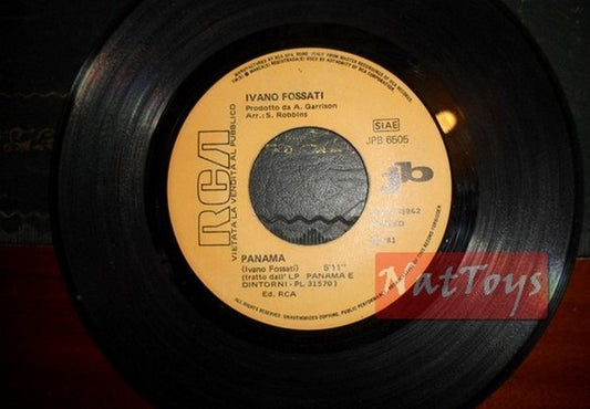 JUKE BOX 45 TR/MIN Ivano Fossati Panama/R. Cocciante Tu es mon plus cher ami