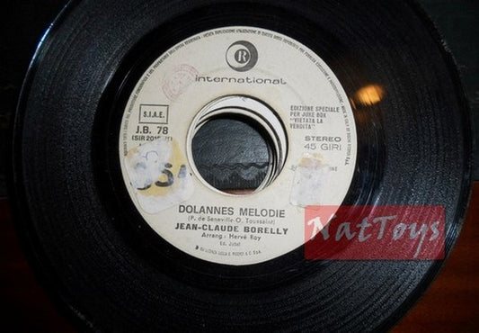 JUKE BOX 45 RPM Jean-Claude Borelly Mélodies Dolannes/Afric Simone Ramaya PROMO