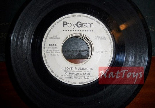 JUKE BOX 45 RPM Jo Squillo &amp; Kaos muchacha/Robin Gibb Les garçons tombent amoureux G