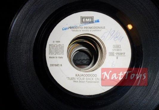 JUKE BOX 45 RPM Kajagoogoo Tourne-moi le dos/Réflexe La politique de la danse