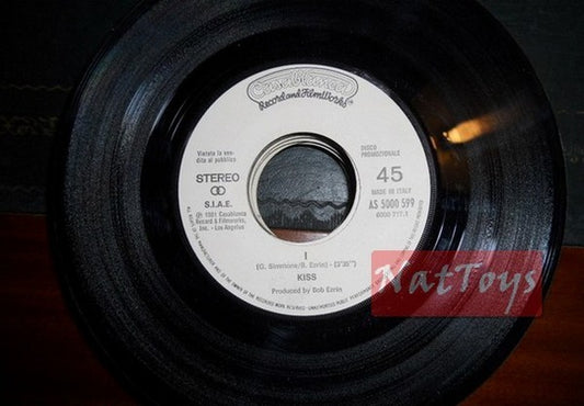JUKE BOX 45 TR/MIN Kiss I/Angelo Branduardi Le Dégel 1981 Casablanca/Polydor EX