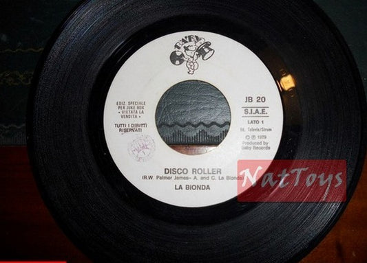 JUKE BOX 45 RPM La Bionda Disco roller/Santarosa Reviens 1979 PROMO