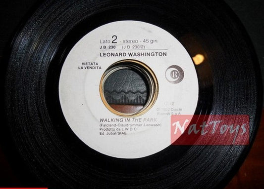 JUKE BOX 45 TR/MIN Leonard Washington Marchant dans le parc/R. Arbore Rocchenrollo