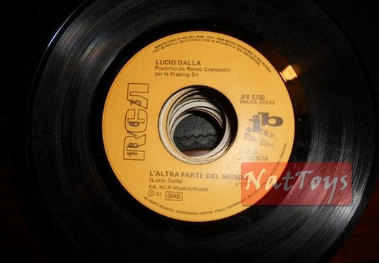 JUKE BOX 45 RPM Lucio Dalla L'autre partie du monde/Pecorella 1983 EX PROMO