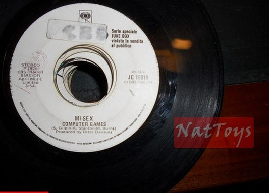 JUKE BOX 45 GIRI Mi-Sex Computer games/Styx Babe (1979, CBS/A&M Records)  PROMO
