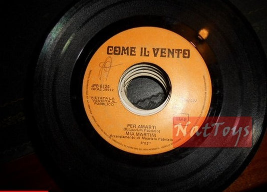 JUKE BOX 45 GIRI Mia Martini Per amarti/Lucio Dalla Com'Š profondo il mare 1977