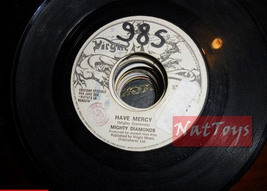 JUKE BOX 45 RPM Mighty Diamonds Ayez pitié/Hugh je suis ton homme PROMO