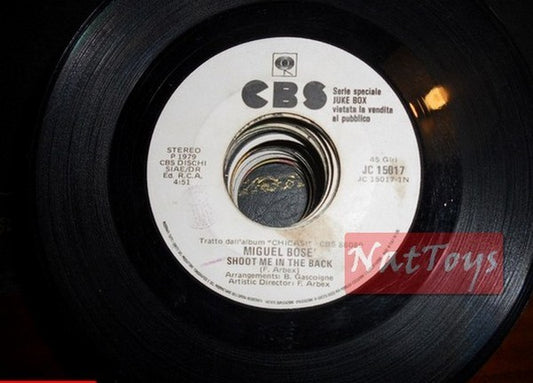 JUKE BOX 45 RPM Miguel BosŠ Shoot me/KC et The Sunshine Band S'il vous plaît, n'y allez pas