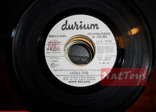 JUKE BOX 45 GIRI Mino Reitano Lasciala stare sigla tv/Apri le tue braccia  PROMO