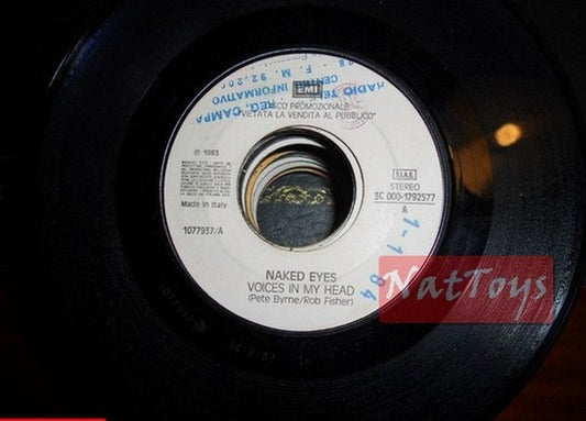 JUKE BOX 45 RPM Yeux nus Voix dans ma tête/Kajagoogoo Big apple (1983) PROMO