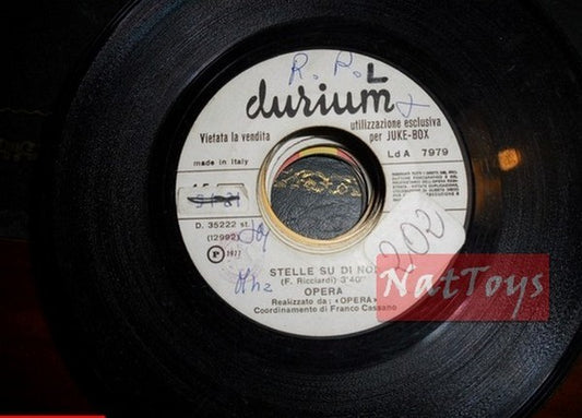 JUKE BOX 45 RPM Opera Stars sur nous/Donna Summer I feel love 1977 PROMO