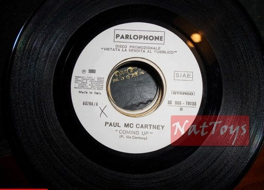 JUKE BOX 45 RPM Paul McCartney À venir/Kenny Rogers Tu as décoré ma vie EX