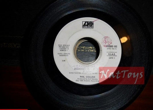 JUKE BOX 45 RPM Phil Collins Contre toute attente/Éléphant je ne veux pas te perdre
