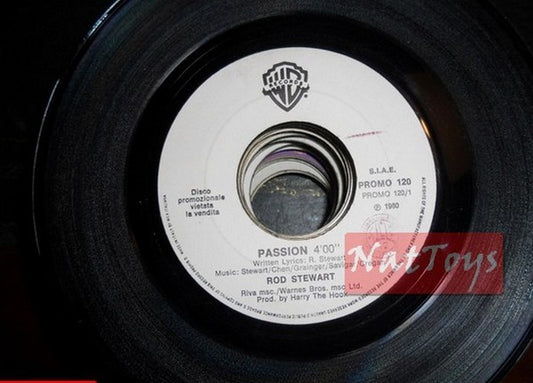 JUKE BOX 45 RPM Rod Stewart Passion/Better Off Dead (Italie 1980 PROMO) - EX