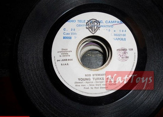 JUKE BOX 45 RPM Rod Stewart Jeunes Turcs/Street Boys Some folks 1981 PROMO