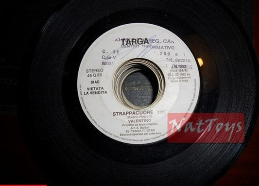 JUKE BOX 45 RPM Valentino Strappacuore/Kool &amp; The Gang Big fun 1982 - VG PROMO