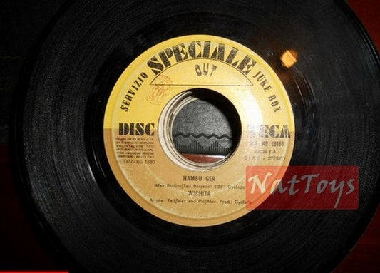 JUKE BOX 45 RPM Wichita Hambu Ger/Eddy Rosemond Wake up and move funky PROMO