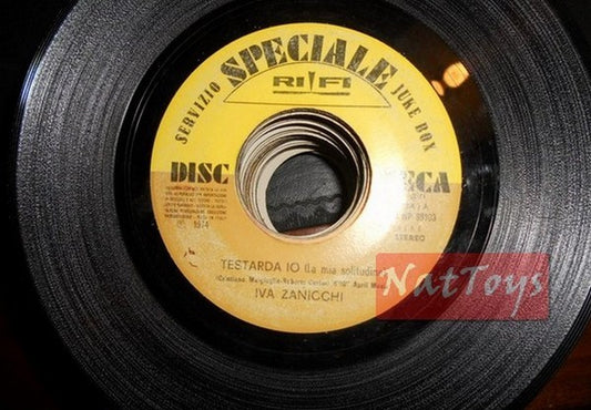 JUKE BOX 45 Iva Zanicchi Testarda io (Ma solitude)/Commodores Machine gun