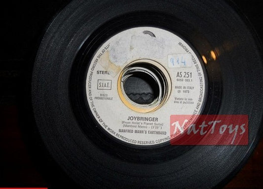 JUKE BOX 45 Manfred Mann's Earthband Joybringer/The Incredible Bongo Band Rock