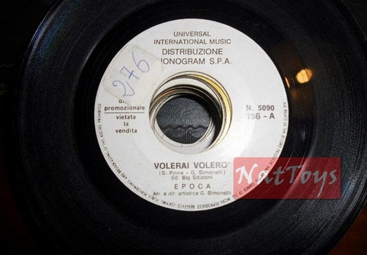 JUKEBOX 45 RPM Vintage Volerai vol•/Dally Marrow Je me souviens d'Elvis Presley PROMO