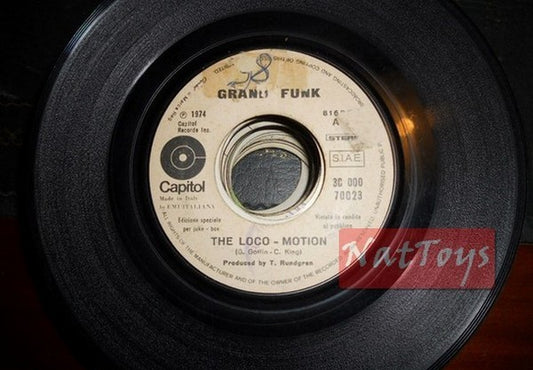 JUKEBOX 45 GIRI Grand Funk The locomotion/Sissi Lui mi Š rimasto nel cuore PROMO