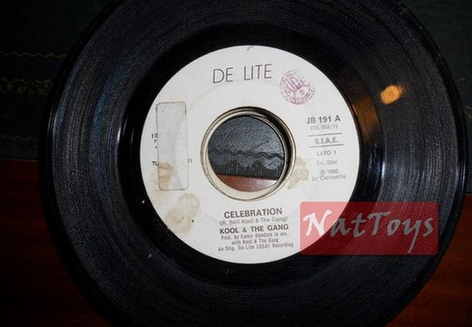 JUKEBOX 45 RPM Kool &amp; The Gang Celebration/The Sequence Et tu sais que PROMO