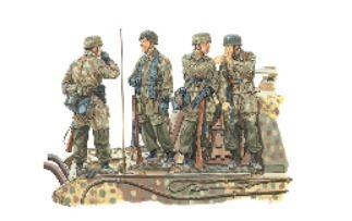 KIT DE MONTAGE À L'ÉCHELLE COMPATIBLE AVEC 3ème FALLSCHIRMJAEGER DIV.KIT 1:35 DRAGON D6143