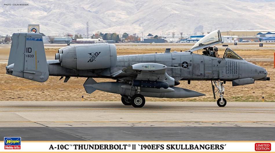 KIT DE MONTAGE À L'ÉCHELLE COMPATIBLE AVEC LE KIT SKULLBANGERS A-10C THUNDERBOLT II 190EFS 1:72 HASEGAWA HA02451