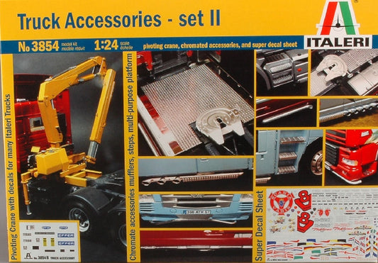 KIT DA MONTARE IN SCALA COMPATIBILE CON ACCESSORI TRUCK SERIE II KIT 1:24 ITALERI IT3854