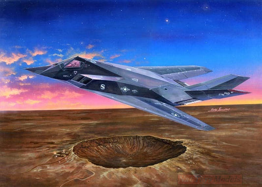 KIT DE MONTAGE À L'ÉCHELLE COMPATIBLE AVEC LE KIT D'AVION F-117 A NIGHTHAWK 1:32 TRUMPETER TP3219