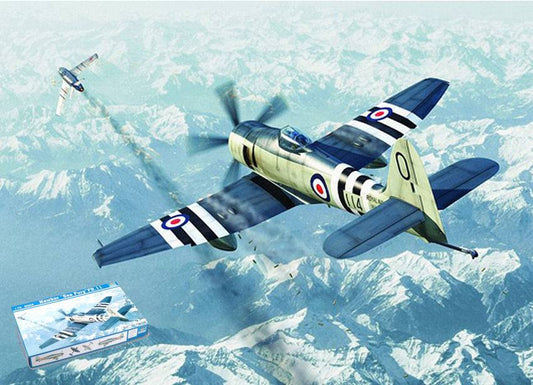 KIT D'ASSEMBLAGE À L'ÉCHELLE COMPATIBLE AVEC LE KIT D'AVION HAWKER SEA FURY 1:72 TRUMPETER TP1631