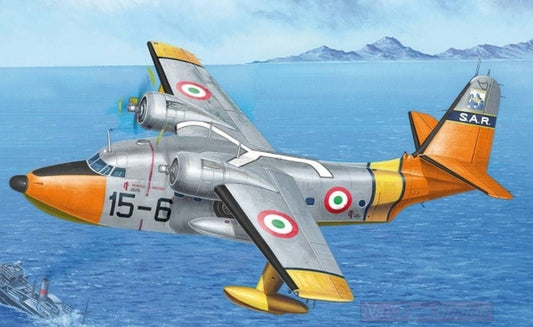 KIT DE MONTAGE À L'ÉCHELLE COMPATIBLE AVEC L'AVION ITALIEN ALBATROSS HU-16A 15ème STORMO SAR KIT 1:48 TRUMPETER TP2821