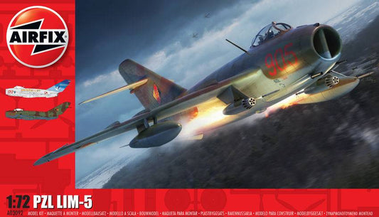 KIT D'ASSEMBLAGE À L'ÉCHELLE COMPATIBLE AVEC LE KIT D'AVION LIM-5 1:72 MODÈLE AIRFIX A03092