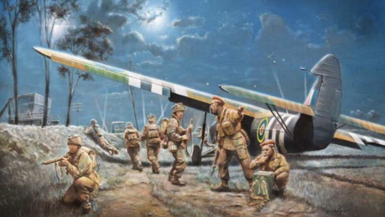 KIT DE MONTAGE À L'ÉCHELLE COMPATIBLE AVEC AS 51 HORSA MK.IW/KIT DE PARACHUTISTES BRITANNIQUES 1:72 ITALERI IT1356