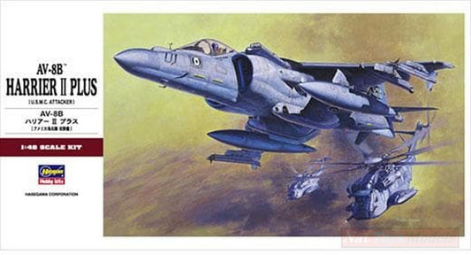 KIT DE MONTAGE À L'ÉCHELLE COMPATIBLE AVEC LE KIT AV-8B HARRIER II PLUS 1:48 HASEGAWA HASPT28