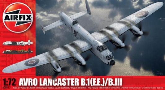 KIT DE MONTAGE À L'ÉCHELLE COMPATIBLE AVEC AVRO LANCASTER BI(FE) /B.III KIT 1:72 AIRFIX AX8013