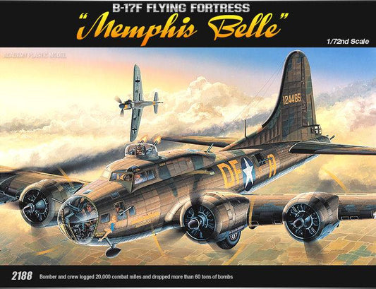 KIT D'ASSEMBLAGE À L'ÉCHELLE COMPATIBLE AVEC LE KIT B-17F MEMPHIS BELLE 1:72 ACADEMY ACD12495