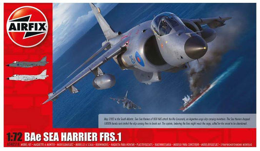 KIT DE MONTAGE À L'ÉCHELLE COMPATIBLE AVEC BAe HARRIER FRS1 KIT 1:72 AIRFIX A04051A