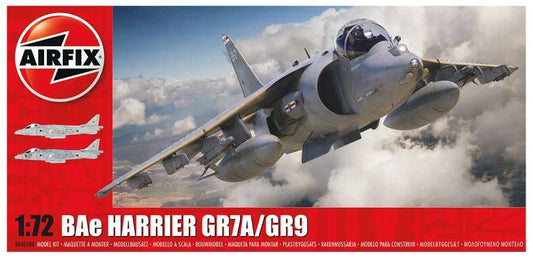 KIT DE MONTAGE À L'ÉCHELLE COMPATIBLE AVEC BAe HARRIER GT7A-GR9A KIT 1:72 AIRFIX A04050A
