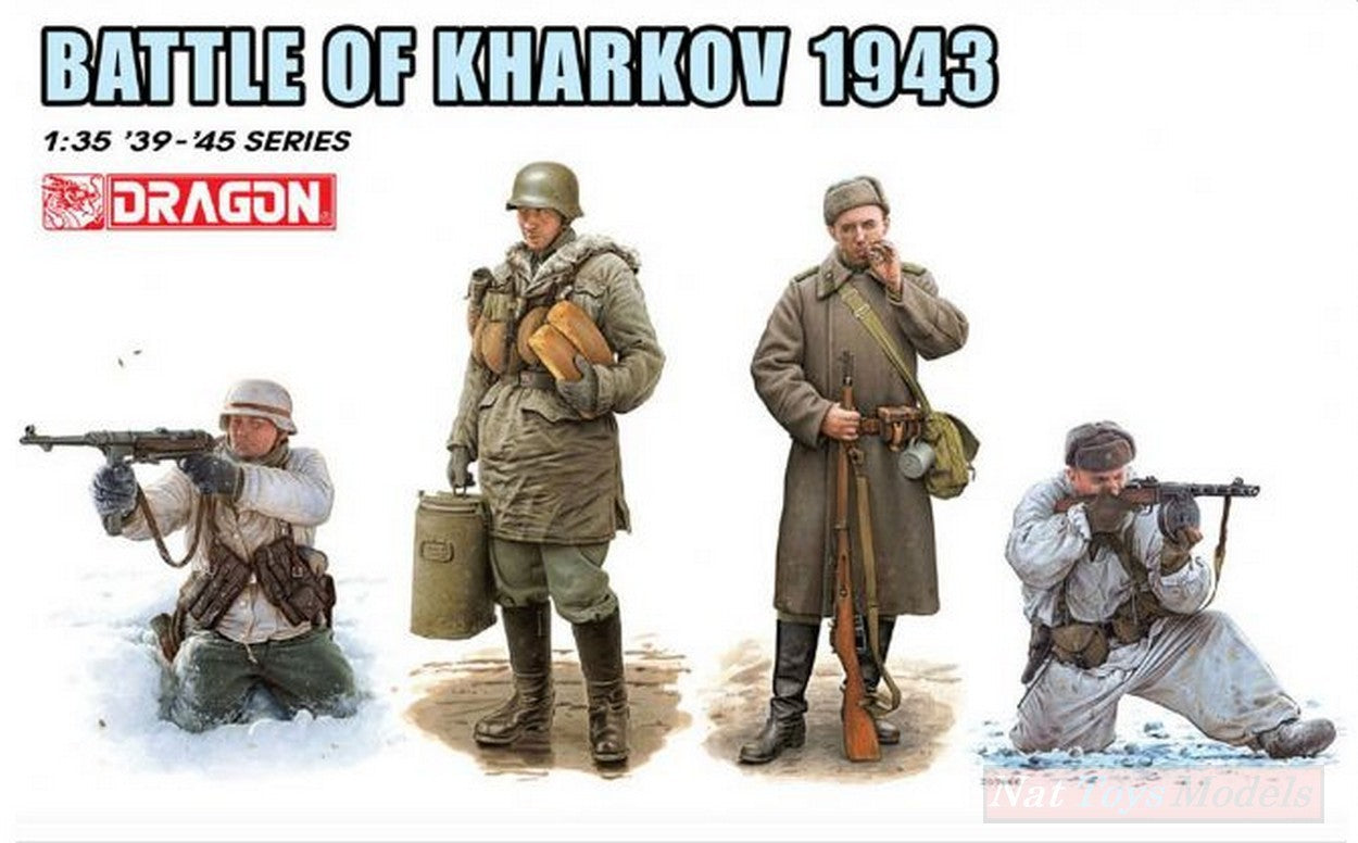 KIT DE MONTAGE À L'ÉCHELLE COMPATIBLE AVEC KIT BATAILLE DE KHARKOV 1943 1:35 DRAGON D6782