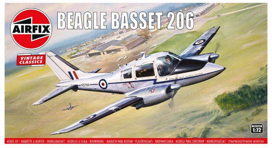 KIT DE MONTAGE À L'ÉCHELLE COMPATIBLE AVEC LE KIT BEAGLE BASSET 206 1:72 AIRFIX A02025V