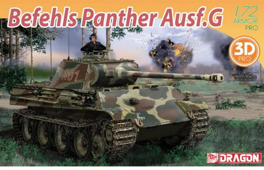 KIT DA MONTARE IN SCALA COMPATIBILE CON BEFEHLS PANTHER AUSF.G KIT 1:72 DRAGON D7698
