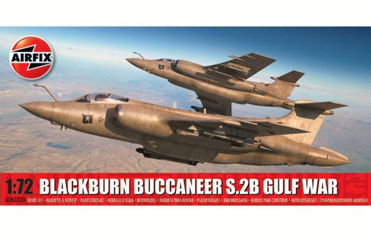 KIT D'ASSEMBLAGE À L'ÉCHELLE COMPATIBLE AVEC LE KIT BLACKBURN BUCCANEER S 2 GULF WAR 1:72 AIRFIX A06022A