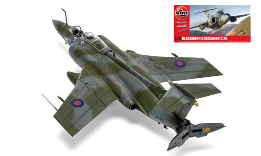 KIT DE MONTAGE À L'ÉCHELLE COMPATIBLE AVEC LE KIT BLACKBURN BUCCANEER S 2 RAF 1:72 AIRFIX A06022