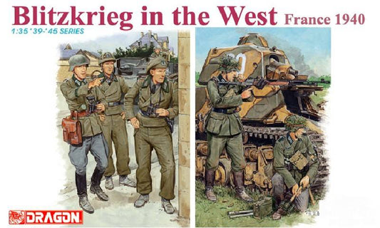 KIT DA MONTARE IN SCALA COMPATIBILE CON BLITZRIEG WEST FRANCE KIT 1:35 DRAGON D6347
