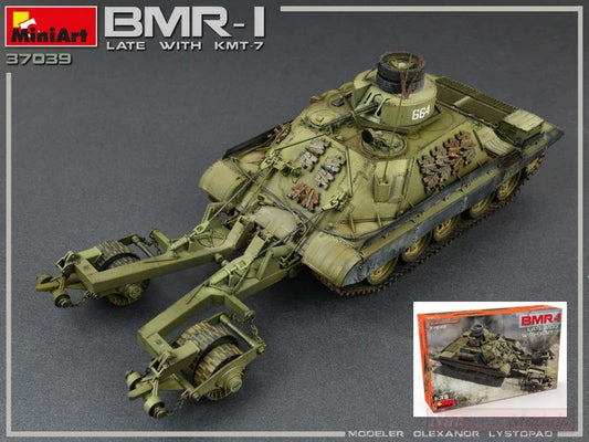 KIT DA MONTARE IN SCALA COMPATIBILE CON BMR-1 LATE MOD.WITH KMT-7 KIT 1:35 MINIART MIN37039